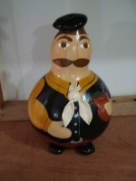 Gaúcho de colete e boina